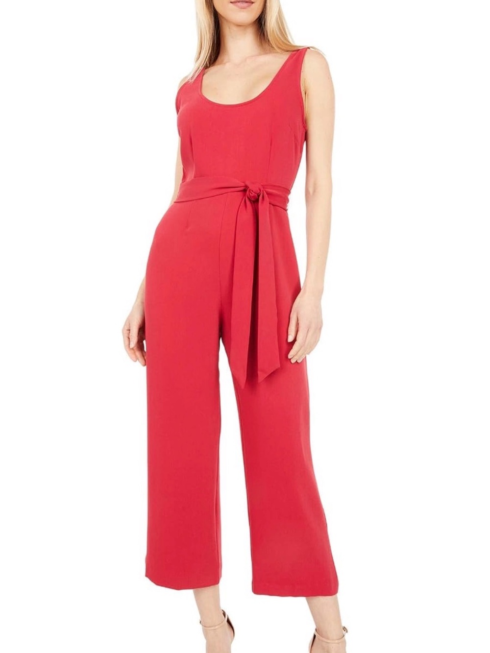 BB Dakota Suit Your Needs - Red Jumpsuit